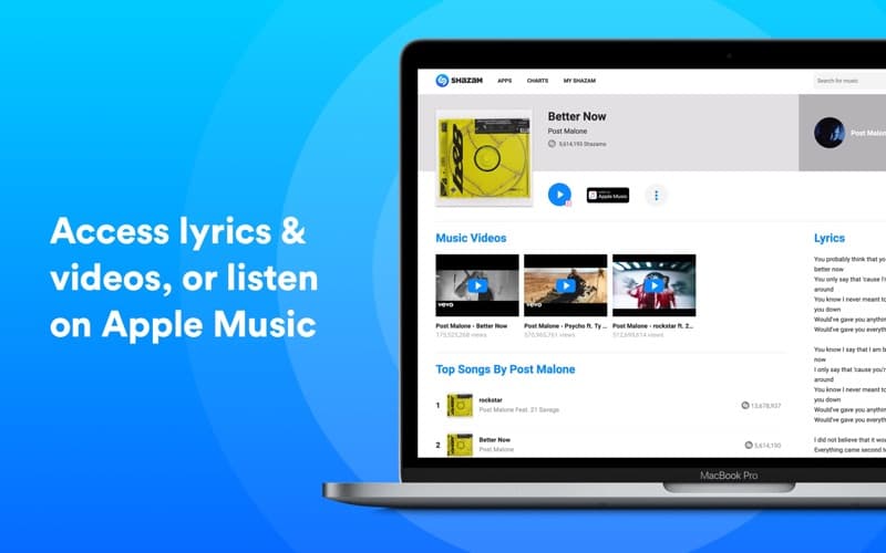 Shazam screenshot 2